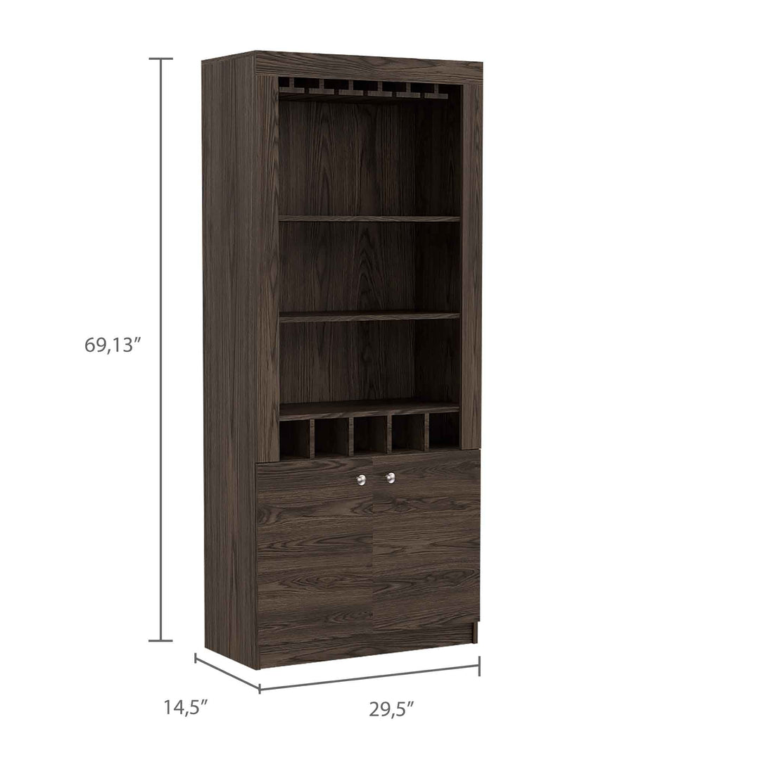 Dark Walnut New York Bar Cabinet FM