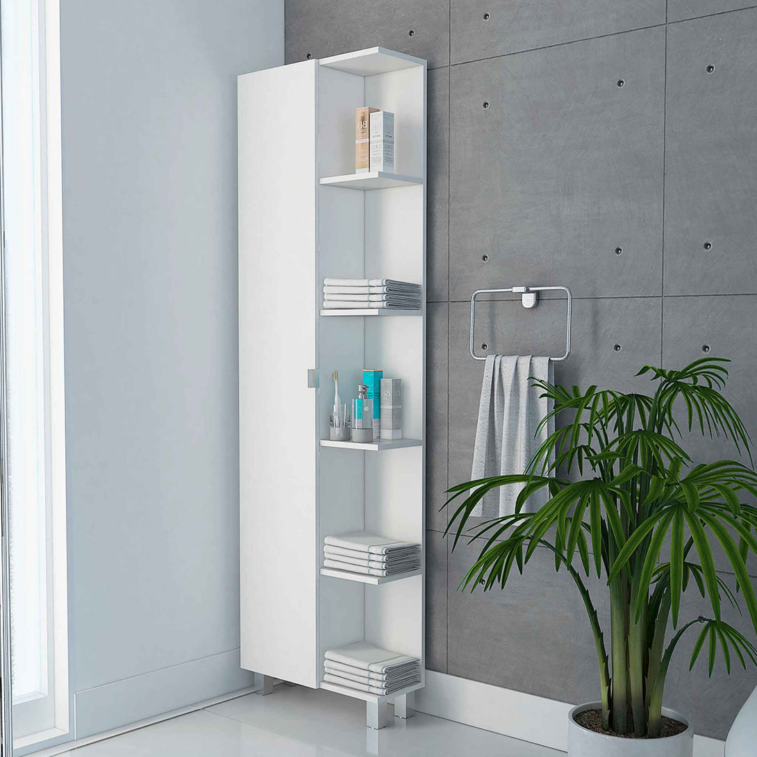 White Corner Cabinet FM