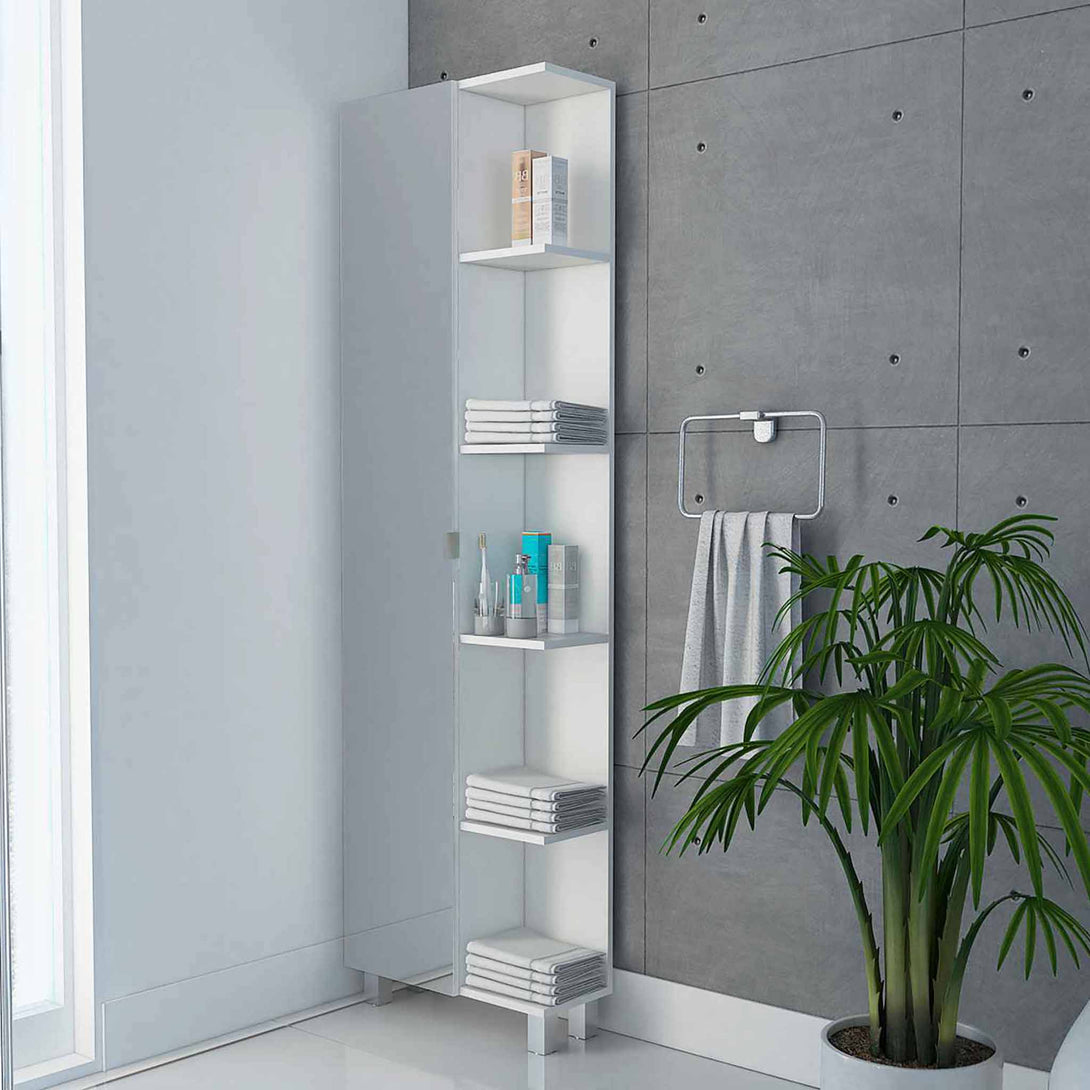 FM White Linen Cabinet
