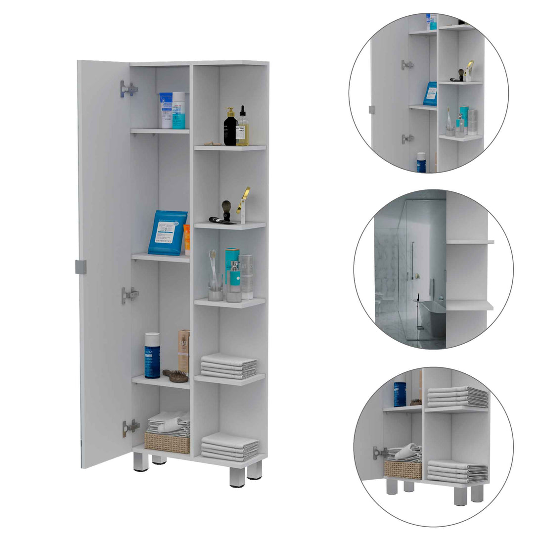 White Linen Cabinet FM