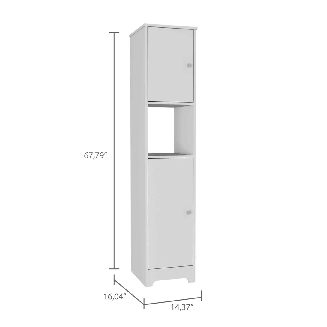 FM White Charlotte Linen Cabinet