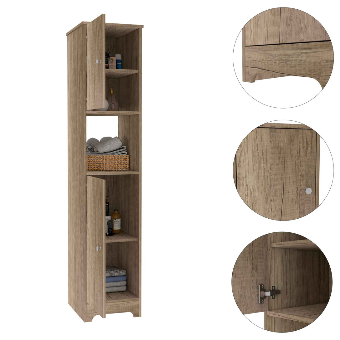 Charlotte Linen Cabinet FM Light Oak