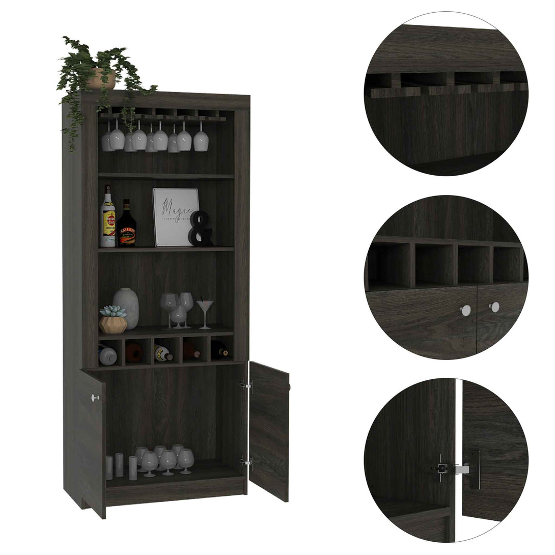 Carbon Espresso New York Bar Cabinet FM