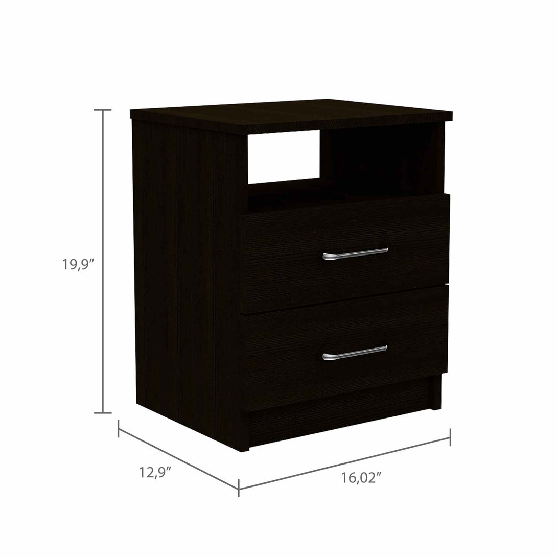 FM Black Oklahoma Nightstand