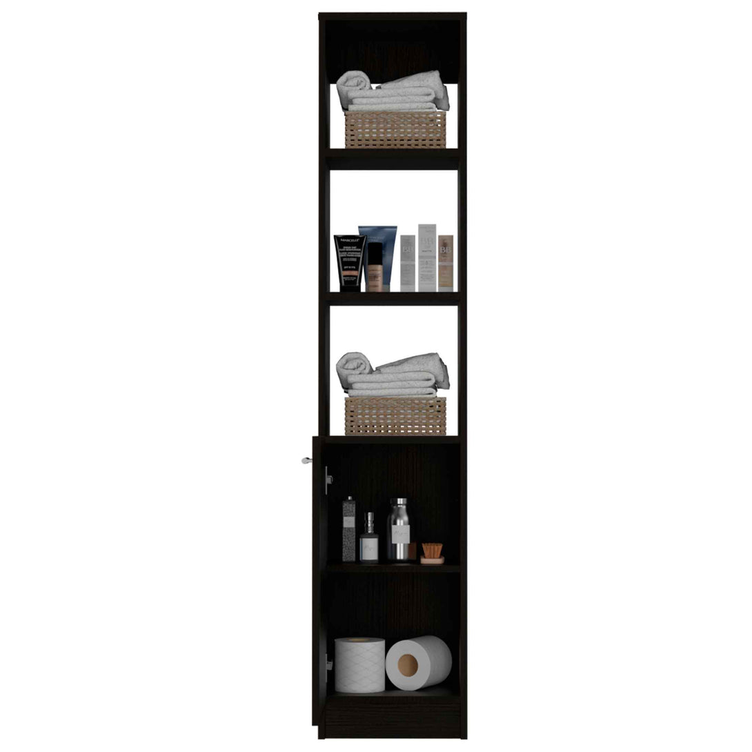 FM Black Kansas Linen Cabinet