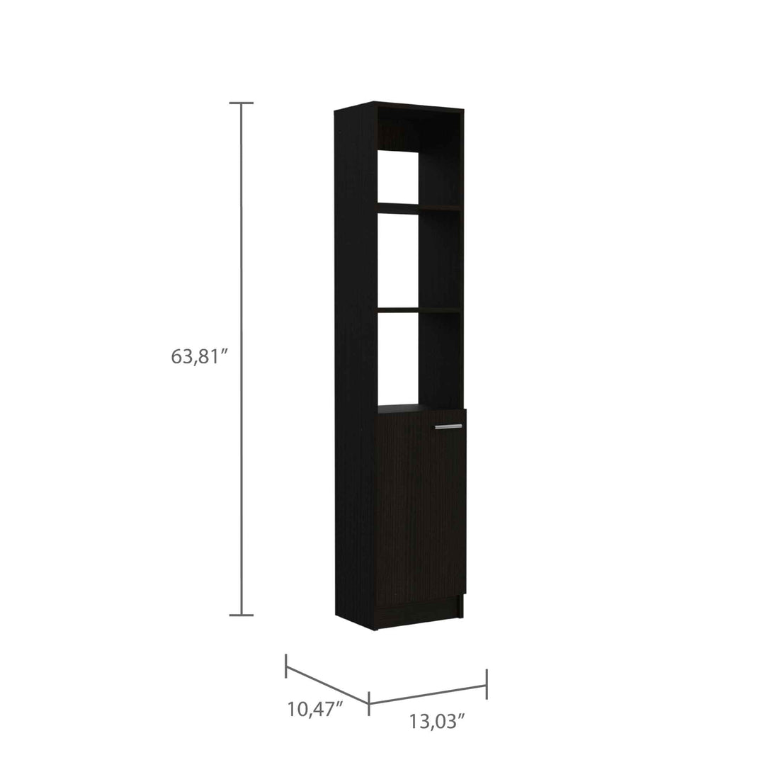 FM Black Kansas Linen Cabinet