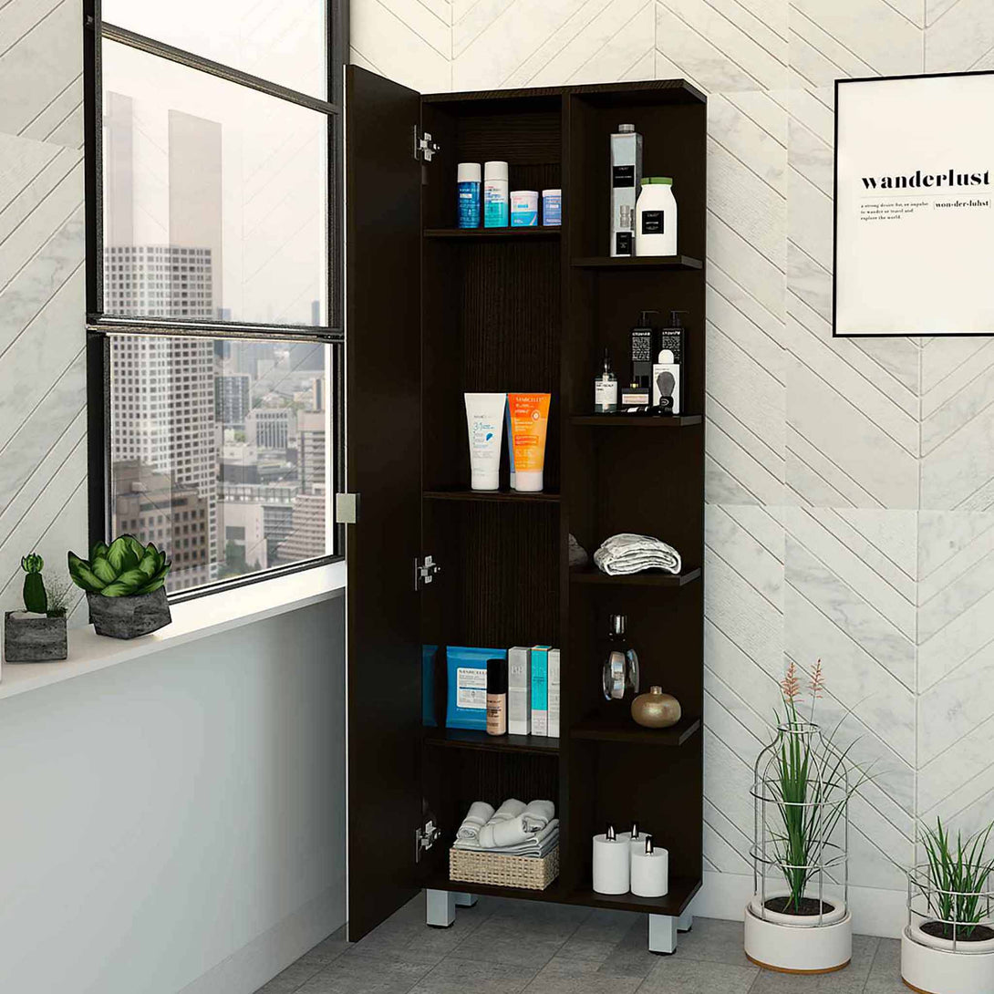Black Wengue Linen Cabinet FM