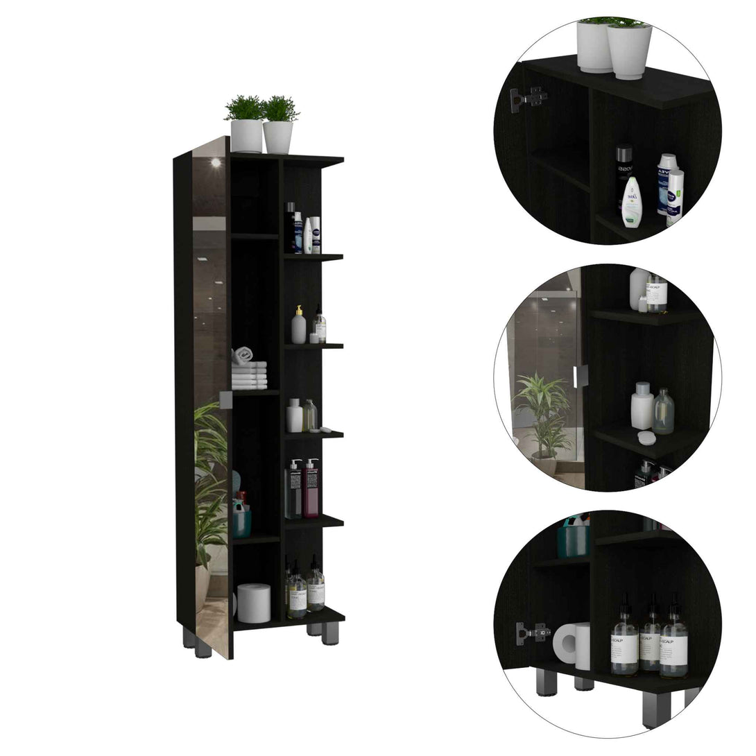 Linen Cabinet FM Black Wengue