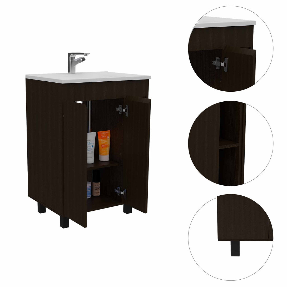 Palmer Vanity Cabinet FM Black