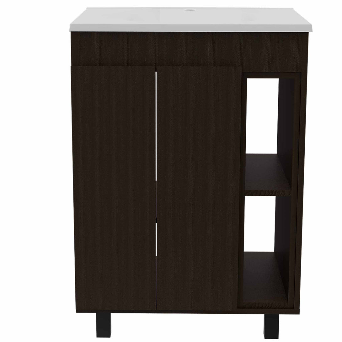 Vanity Cabinet FM Black Palmer