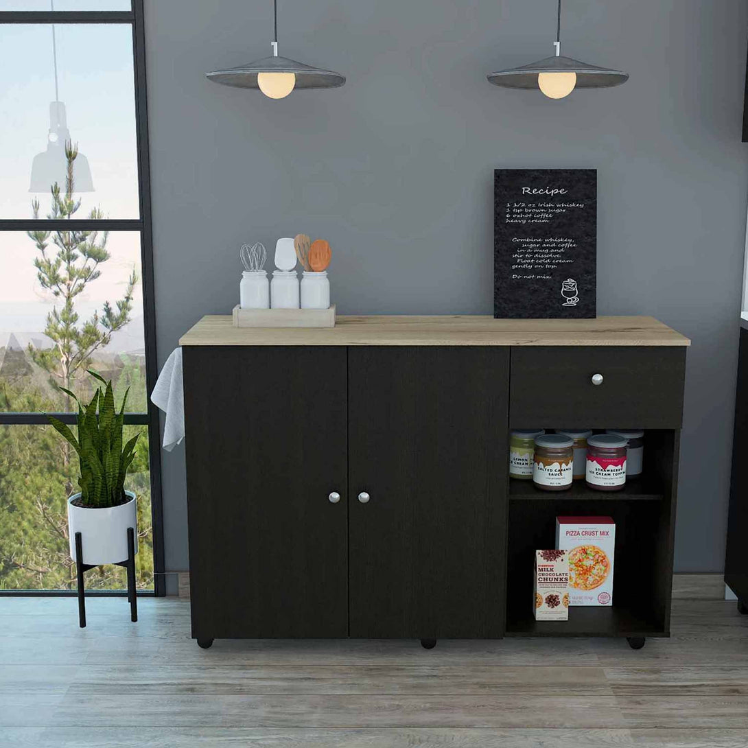 Chico Kitchen Island FM Black Wengue