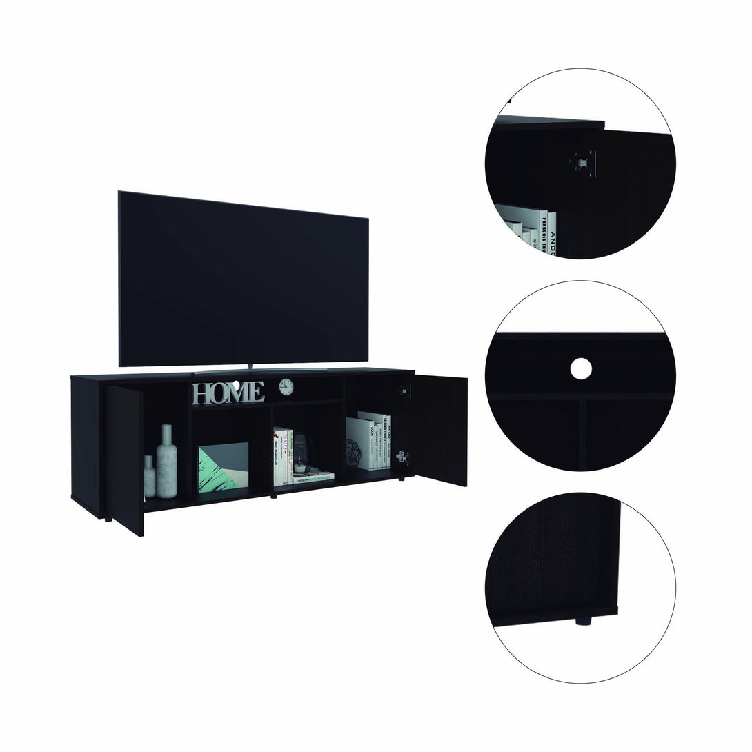 Redding TV Stand FM Black