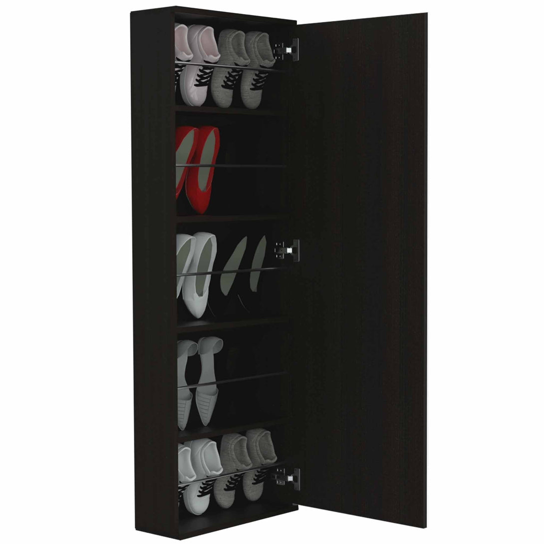 FM Black Wengue Connecticut Shoe Rack